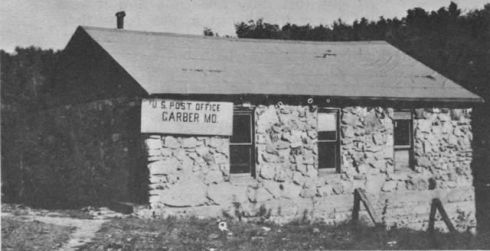 Garber Post Office circa 1930